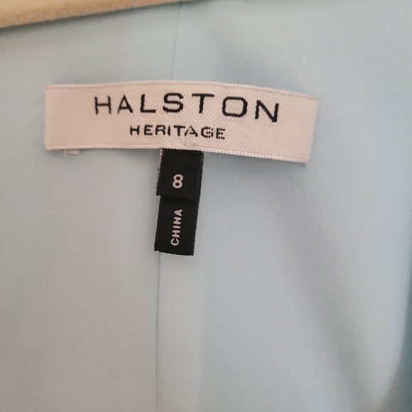 Harlston Heritage Sleeveless Assymetric -Neck Evening Gown w/Flowy Drape size 8 - Picture 8 of 13